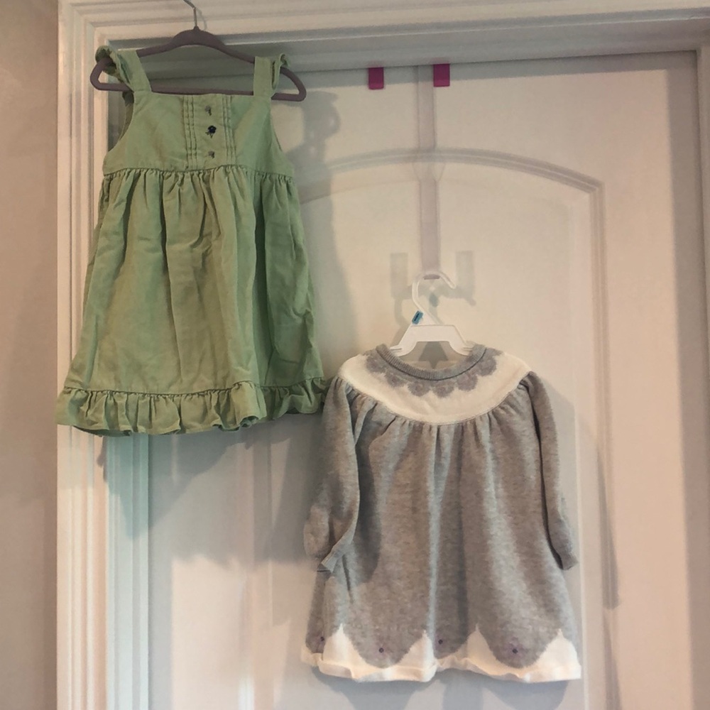 Two Janie and Jack dresses, size 18-24 months